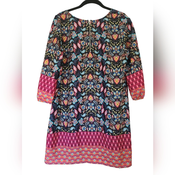 BLUE RAIN paisley floral dress, size M - Picture 3 of 7